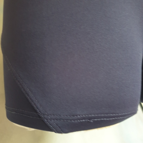 Marika Active Eclipse Navy Blue Wide High Waist Bike Shorts w/ InterLok Wick Sm - Picture 15 of 16
